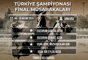 Atlı Cirit 2024 Esat Akdağ Sezonu Türkiye Şampiyonası Final Müsabakaları 08-10 Kasım 2024 | Ankara